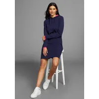 LAURA SCOTT Strickkleid Mini Marine/Pink 40