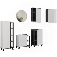 Vicco Karen 5-tlg. Anthrazit/Weiß