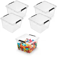 Kreher Kreher® Aufbewahrungsboxen Kleiderbox 'Simple Store' mit Deckel in