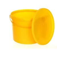 Benbow Eimer mit Deckel 10L x1 Gelb - lebensmittelecht,
