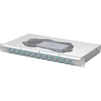 Metz Connect Patchfeld splice 24xLC-D OM3, Server Zubehör, Grau