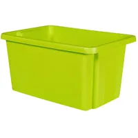 Curver 225410 Drehstapelbehälter ESSENTIALS Drehstapelbox 45L, grün stapelbar Grün