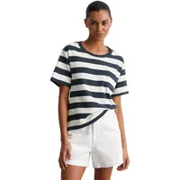 Marc O'Polo T-Shirt, seitliche Schlitze, geringelt Marc O'Polo Multi/