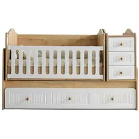 Aea Kinderbett Helles Holz 1-tlg. - weiß