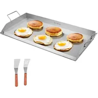 Vevor Grillpfanne 809 x 370 mm Edelstahl weiß