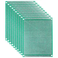 BerryBase Lochrasterplatine, doppelseitig, 7x9cm, 10 Stück