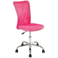 Home4You Kinderdrehstuhl Pink - Meshbezug höhenverstellbar