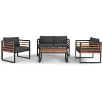 CASANOVA PUREDO Loungeset grau/schwarz/bunt