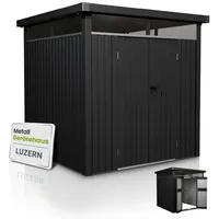 Juskys Gerätehaus 1,96 x 2,54 m Anthrazit