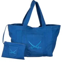 Sansibar Schultertasche Beach Bag Royal Blue