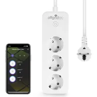 Offgridtec Smarte 3-fach Steckdosenleiste mit Smart Life- oder Tuya-App
