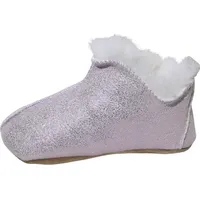 Hollert Lammfell Hausschuhe Bali Glitzer Rosa - Farbe: Rosa