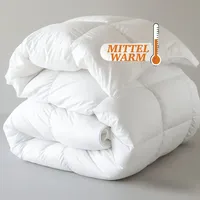 Knerst Ganzjahres Bettdecke 155x220 - Federbettdecke Decke mit Daunen