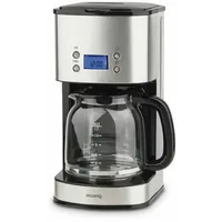 H.koenig Edelstahl Filterkaffeemaschine 1,5L (12 Tassen) MG30, 1000W Graduierte