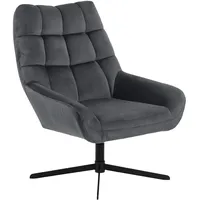 VCM ebuy24 Paris Sessel Velours grau.