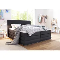 Collection AB Boxspringbett COLLECTION AB "Ninoni", grau (anthrazit), B:215cm