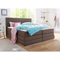 Collection AB Boxspringbett COLLECTION AB "Ninoni", braun, B:215cm L:210cm,