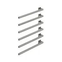 Dornbracht Handtuchwärmer, 6-fach SERIENSPEZIFISCH Wandmontage, Dark Chrome