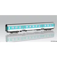 PIKO H0 28007 H0 Halberstädter Mitteleinstiegswagen mintgrün 1./2. Kl.