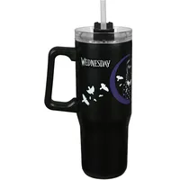Undercover - Wednesday Isolierbecher mit Strohhalm - 880ml Fassungsvermögen