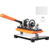 Vevor Leder Stanzmaschine Manuelle Lederschneidemaschine 18 x 10 cm,