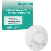 Hansgrohe Ecostat Comfort S Thermostat Unterputz für 2 Verbraucher
