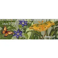 Neumann GreenLine Jungle 2026 - Tischkalender mit Blumendesign -