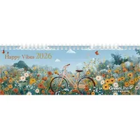 Neumann GreenLine Happy Vibes 2026 - Tischquerkalender - Tischkalender