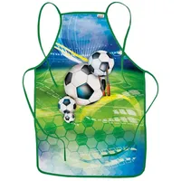 ROTH Jungen Kinder Malschürze Fußball blau Einheitsgröße 1 St.