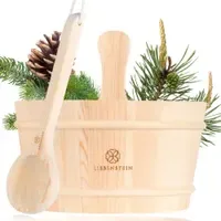 Liebenstein Sauna Eimer mit Kelle 4 Liter
