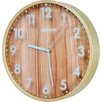 Peweta Funkwanduhr 30 cm 30,0 braun