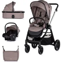 Chipolino Kombikinderwagen 3 in1 Marbella Fußabdeckung Einlage i-Size Babyschale