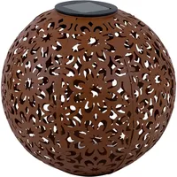 ETC Shop Solarleuchte Metall D 20 cm inkl. Erdspieß