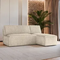 Masseno Ecksofa BRISO mit Schlaffunktion L-Form, Sofa mit Bettkasten,