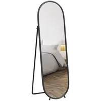 Homcom Ganzkörperspiegel, 160 x 40 cm Wandspiegel mit Ständer,