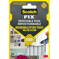 Scotch FIXTM REMOVABLE PADS doppelseitige Klebepads für max. 300,0
