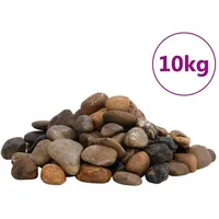 VidaXL Polierte Kiesel 10 kg Mehrfarbig 2-5 cm