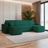 Masseno Ecksofa PESANO mit Schlaffunktion U-Form, Sofa mit Bettkasten,