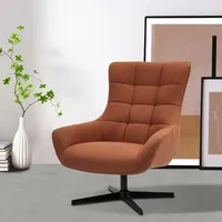 INOSIGN Ohrensessel »LEMOORE, Relaxsessel, TV-Sessel,« 360° Grad drehbar, orange