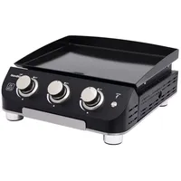 Skandika Gasplancha Palo | Gas Plancha Grillplatte 3 Brenner,