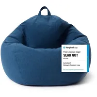 Lumaland Sitzsack Comfort (navyblau, 315l)