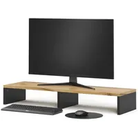 Vicco Monitorständer 80 x 12 cm Anthrazit/Goldkraft Eiche