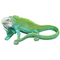 Aspinaworld Gartenfigur Kleiner grüne Leguan Figur 16 cm lang,