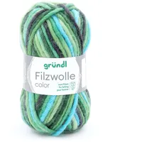 Gründl Wolle Filzwolle color zum Stricken und Filzen -