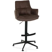 Hjh living Barhocker SOLAO LIFE HIGH Stoff mit Armlehnen
