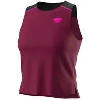 Dynafit Sky Crop ärmelloses T-shirt - Beet Red /