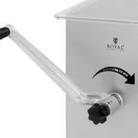 Royal Catering Fleischmischer 16 L Edelstahl Marinator Deckel,