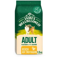 James Wellbeloved 1,5kg Katze Trockenfutter Truthahn