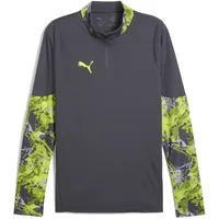 Puma IndividualCUP Fußballtop mit viertellangem Reißverschluss Herren PUMA grau