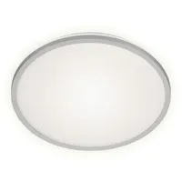 Briloner LED Deckenleuchte 1 Leuchtmittel Ø28cm silber